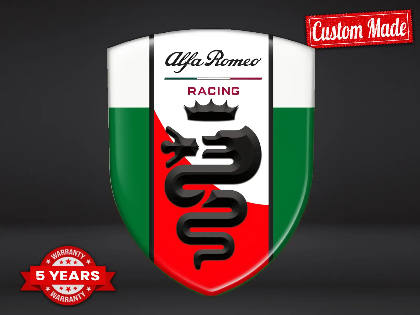Alfa Romeo Windschutzaufkleber Edition Hochwertig Modern